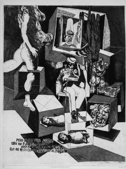 Augusto Rendón a caballo Entre una gestualidad que grita y el símbolo que denuncia